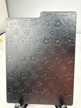 Sizzix Embossing Plate Shining Stars & Trim-A-Tree Christmas Holiday 5x7"